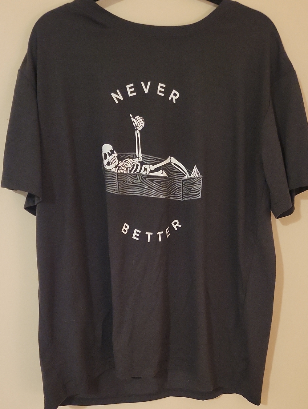 #96 (Bundle 5 For $35)Never Better Graphic Tee - Black